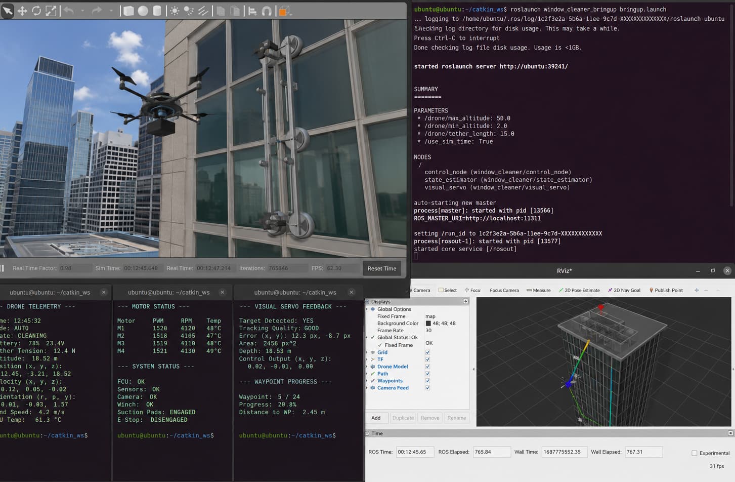 Window Cleaning AI Drone MVP Development